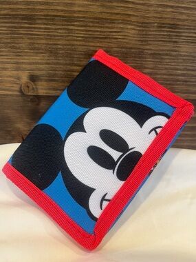 Mickey Trifold Canvas Wallet